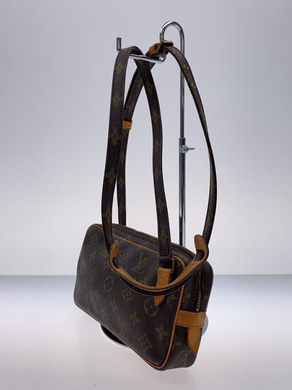 Louis Vuitton Brown Monogram Canvas Pochette Marly Bandouliere Brown
